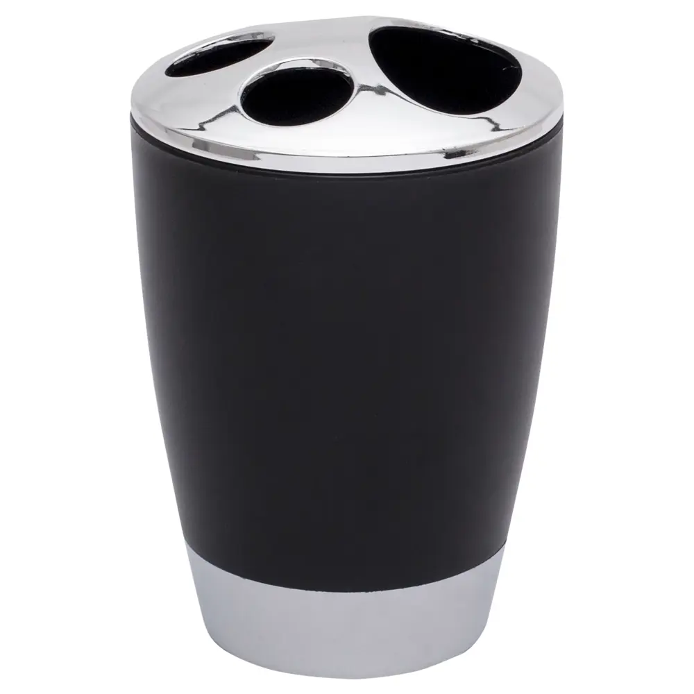 Стакан для зубных щёток Альма, чёрный VIDAGE STLM-2161169