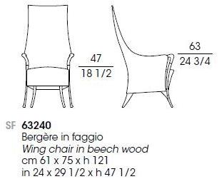Giorgetti Кресло из ткани с подголовником Progetti sun-id-1438095 - Вид №2