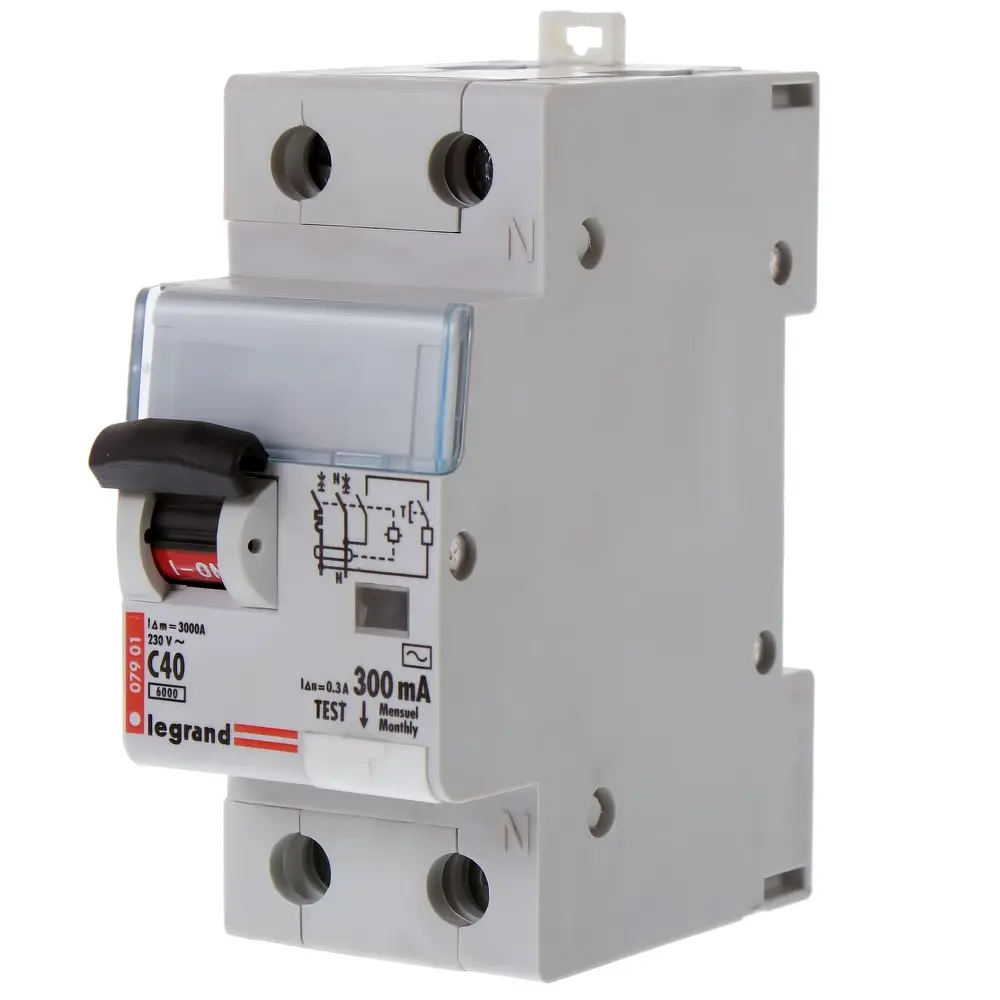 Автомат дифференциальный 1P+N 300мА/40А-2М(AC) Легран P legrand STLM-2106652