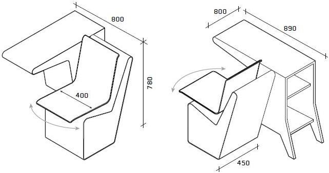 Prooff Индивидуальное рабочее место из ламината для открытого пространства sun-id-1433664 - Вид №8