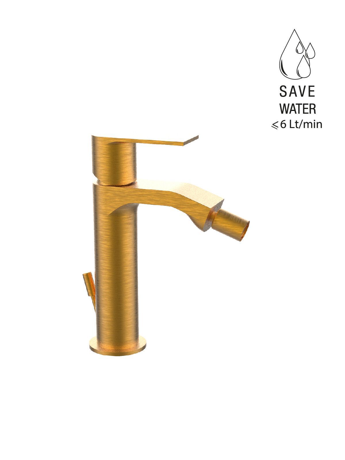 Однорычажный смеситель для биде с автоматическим сливом Rubinetterie Frattini Птолемей ARCH-00058563 - Вид №18