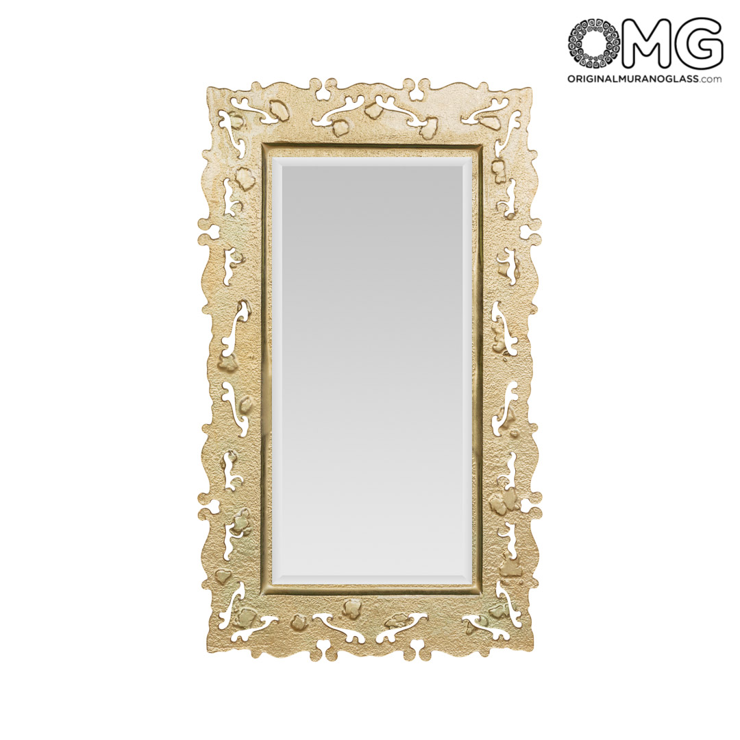 3360 ORIGINALMURANOGLASS Венецианское зеркало Бучинторо - муранское стекло OMG 58 см  - Вид №1