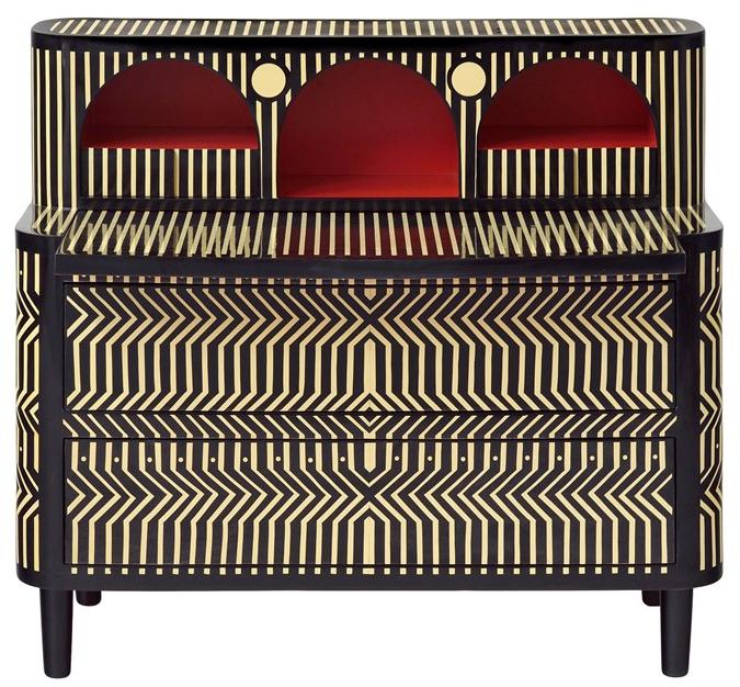 Scarlet Splendour Письменный стол с ящиками Vanilla noir sun-id-1380959 - Вид №1