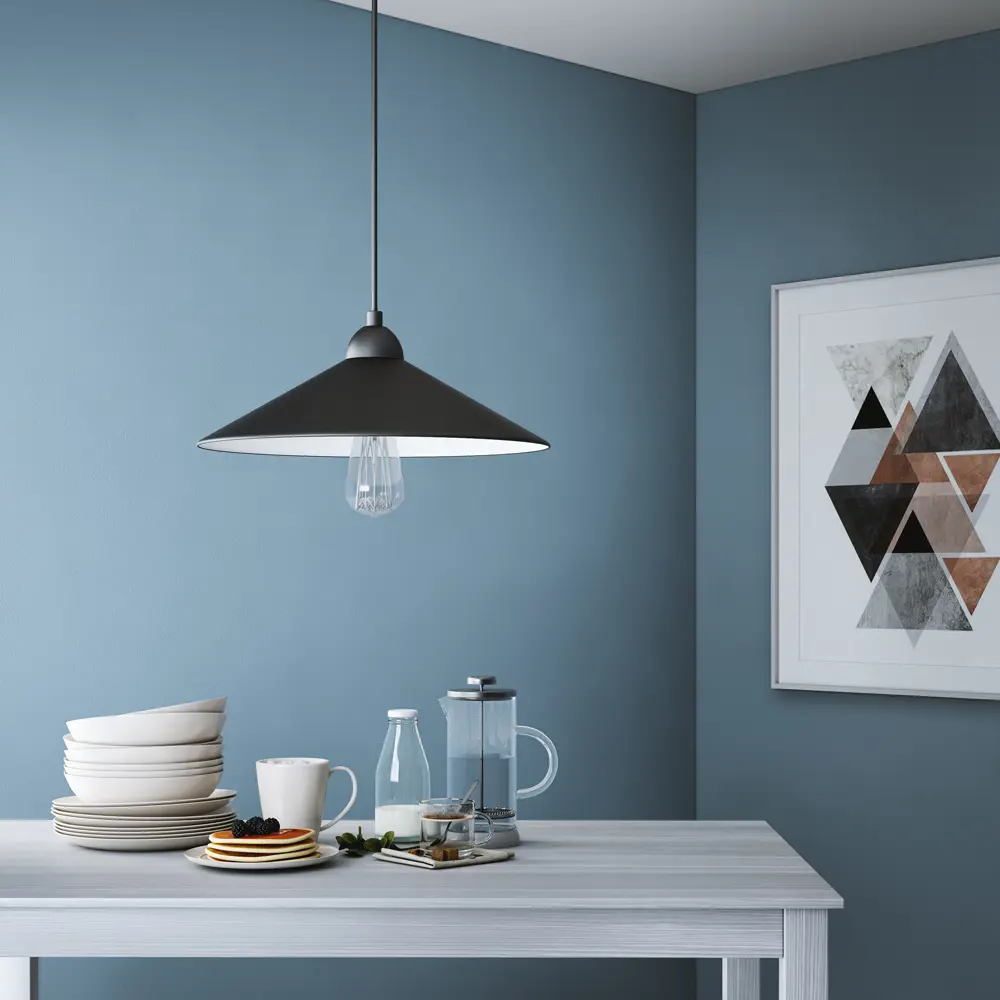 Светильник подвесной KREAFORTA Gapan цвет черный STLM-2175154 - Вид №9