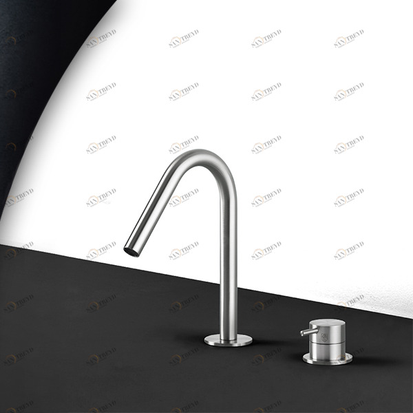 Смеситель для раковины сталь матовая Toki Radomonte TKI30S