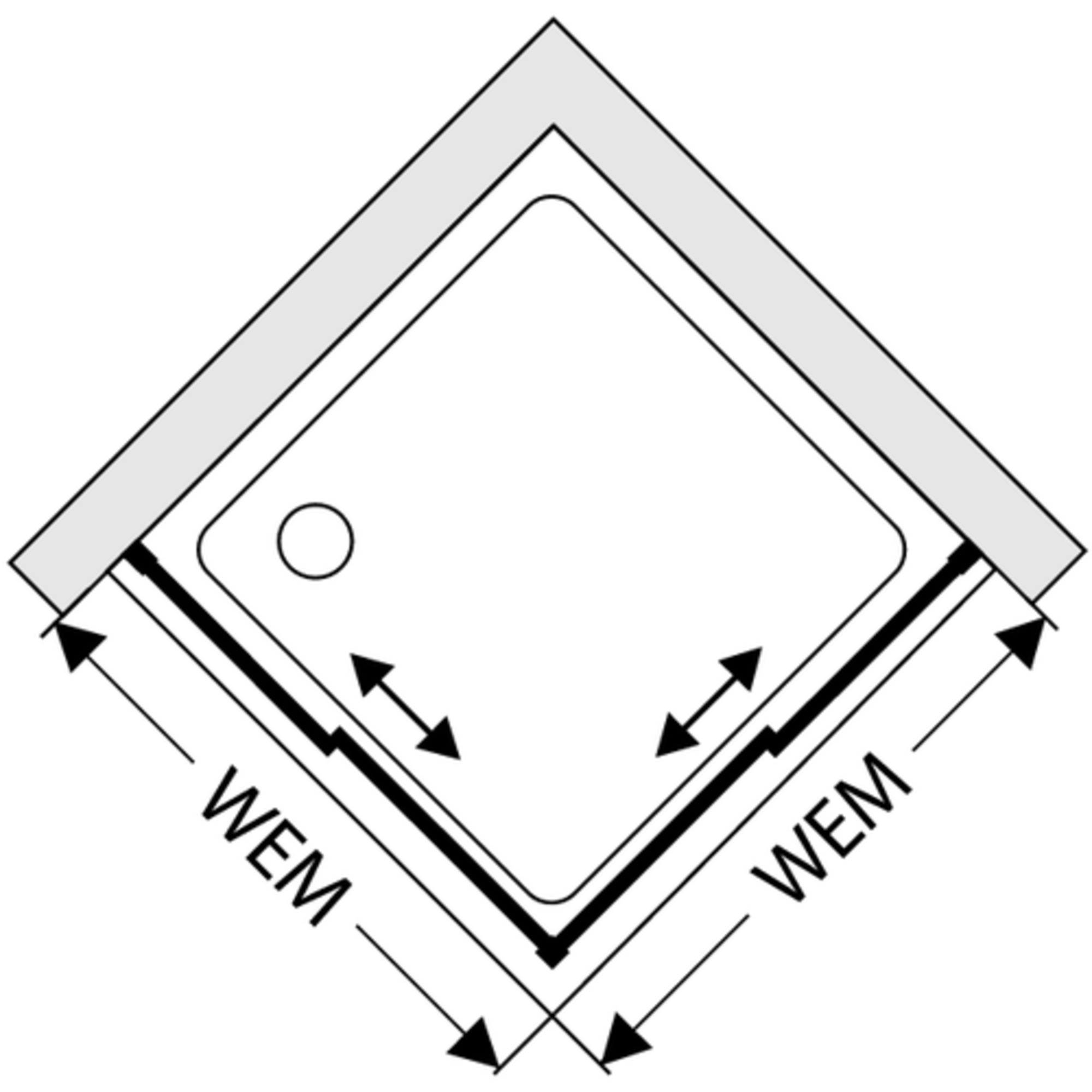 291.420000 Carat Collection душевая кабина Duscholux 45659 - Вид №1