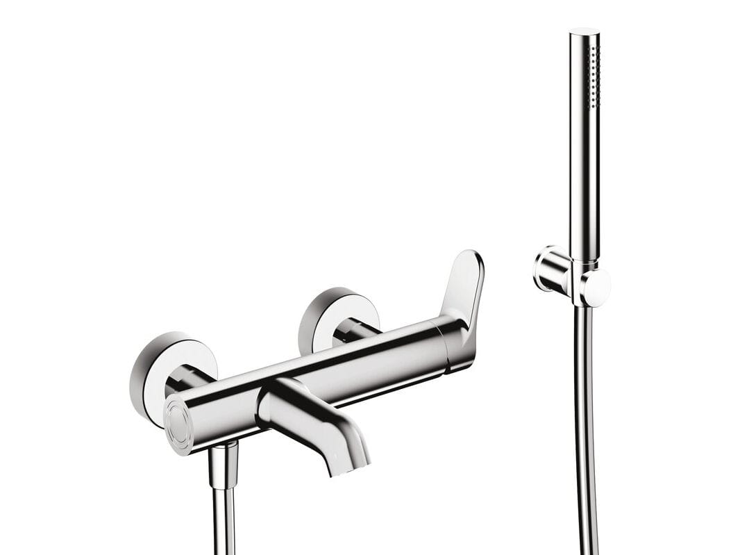 Настенный набор для ванны с 3 отверстиями и переключателем CRISTINA Rubinetterie бочка ARCH-00147221 - Вид №1