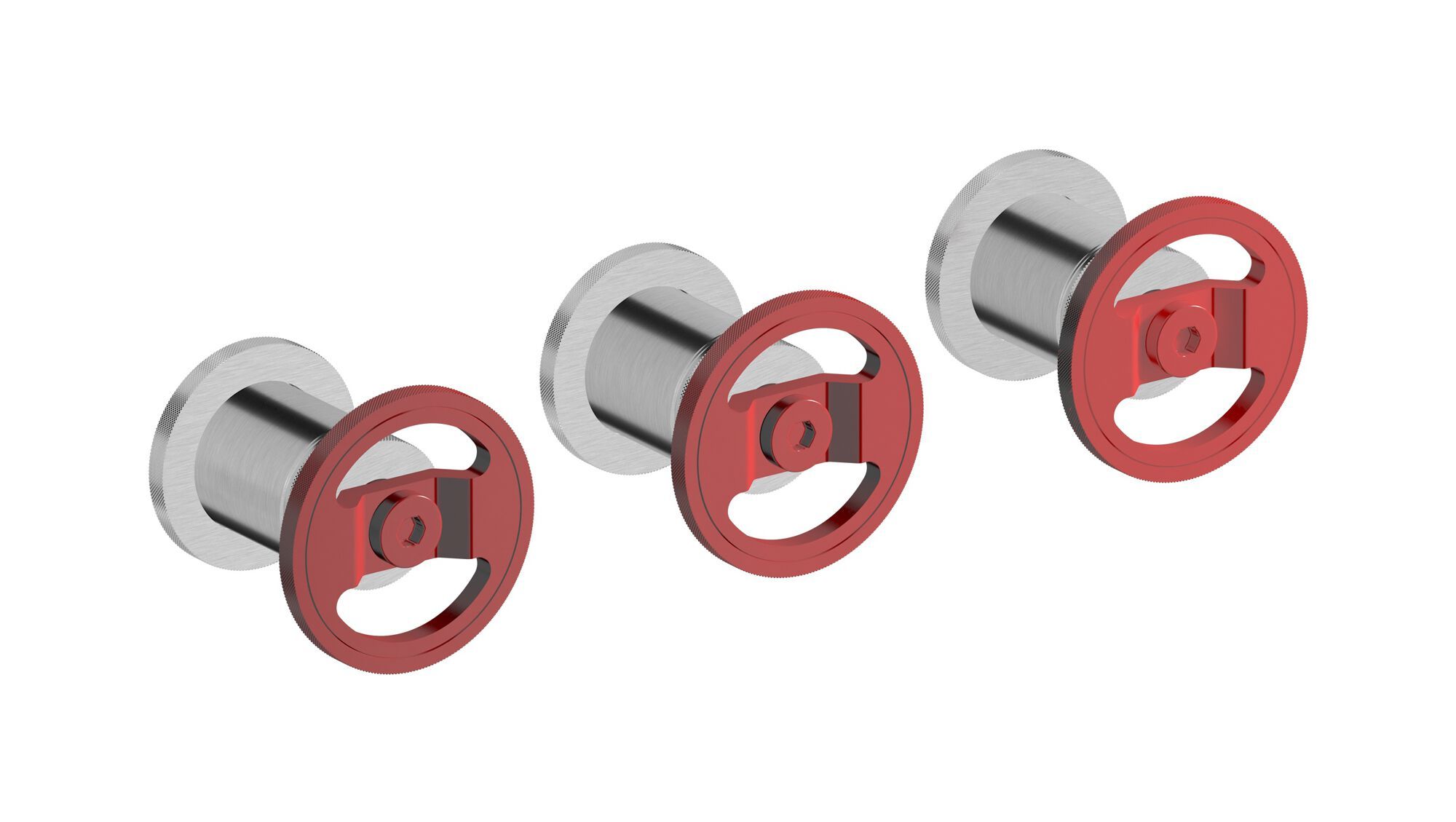 Встраиваемый смеситель для душа с 3 отверстиями и переключателем IB Bold ARCH-00029546 - Вид №23