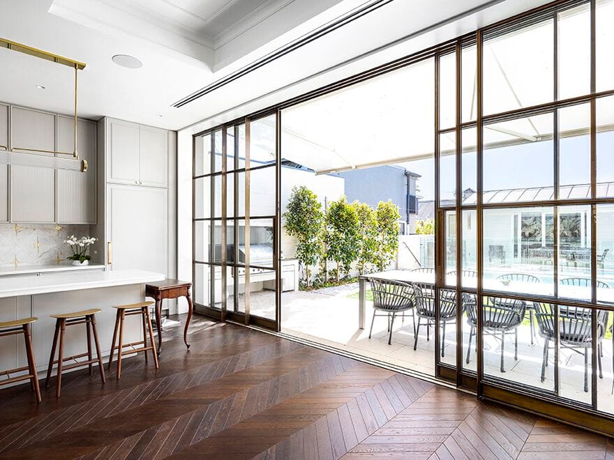 Архитектурная бронзовая раздвижная дверь-окно Ottostumm | Mogs Bronzofinox ARCH-00097065