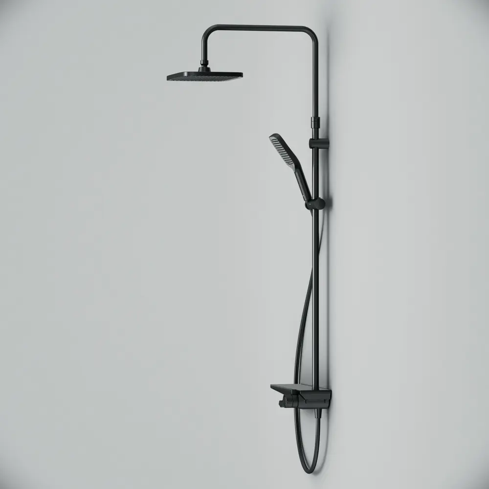 Душевая система AM.PM Flash — стильная черная с тремя режимами 89346525 STLM-0988079 - Вид №10