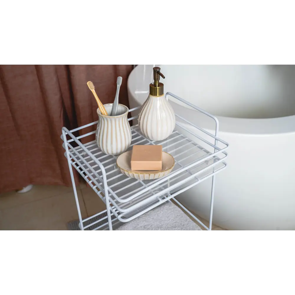 Мыльница Swensa Lotta керамика цвет бежевый STLM-2030048 - Вид №2