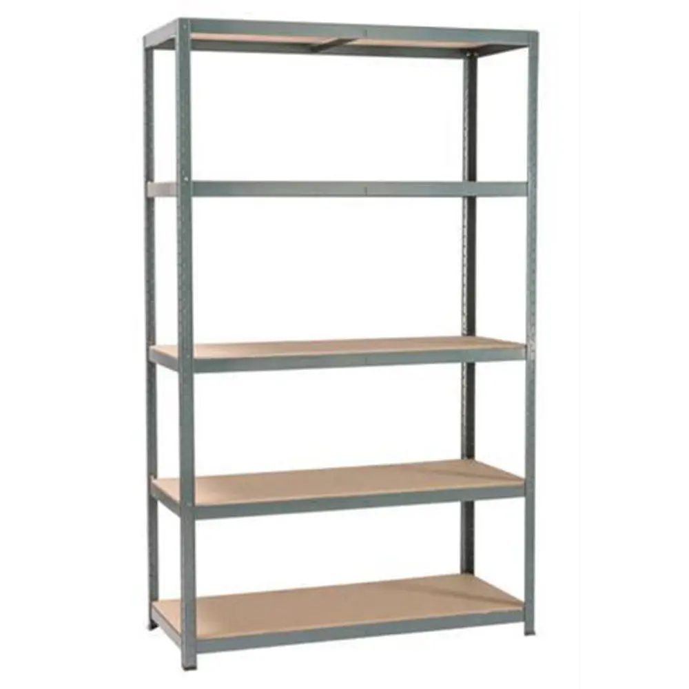 Стеллаж металлический Spaceo 120x196x50 см, 5 полок, цвет серый STLM-2148941 - Вид №12