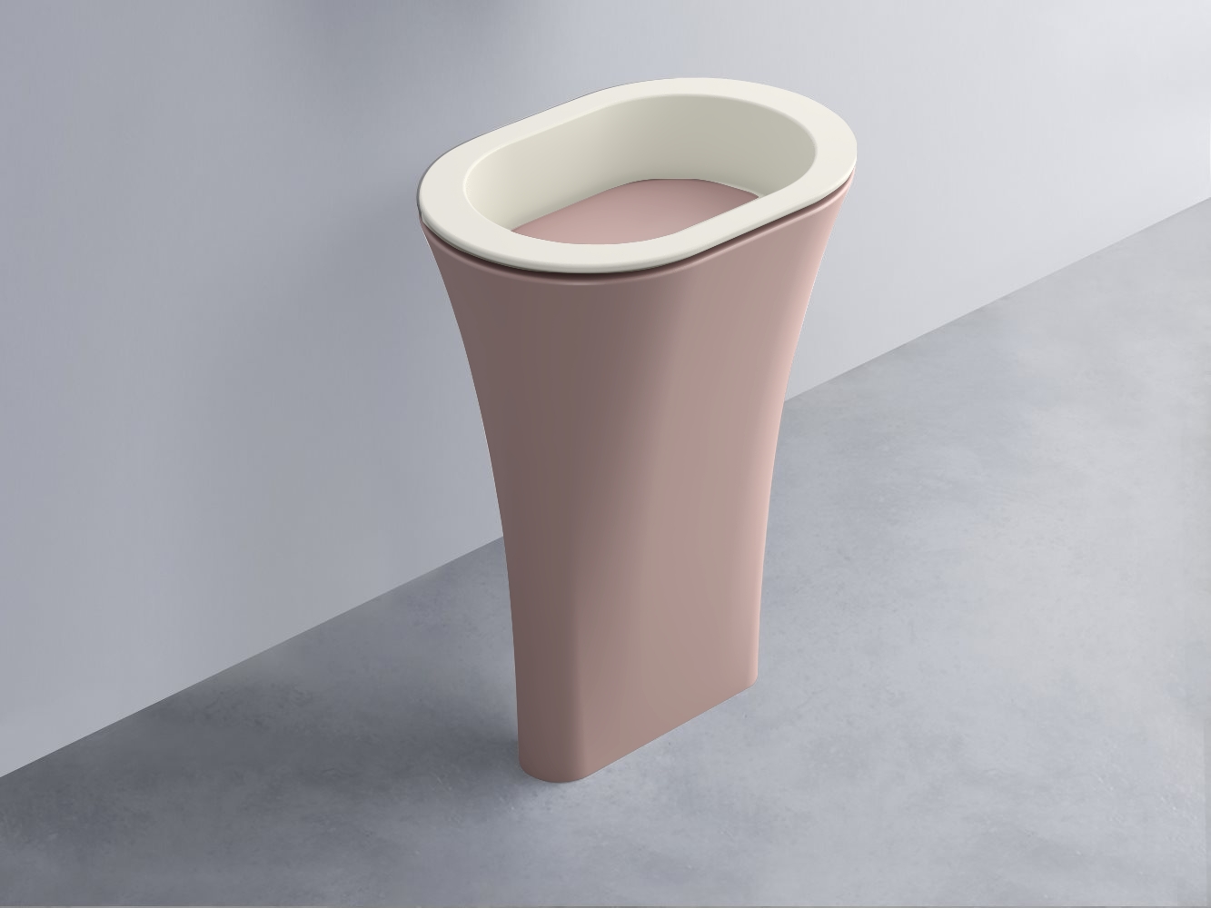 AMLA65-TL+AMPILO-CP+AMCOLO-CP Раковина Amedeo Ovale отдельностоящая cielo Enjoy + Amedeo Ceramica Cielo
