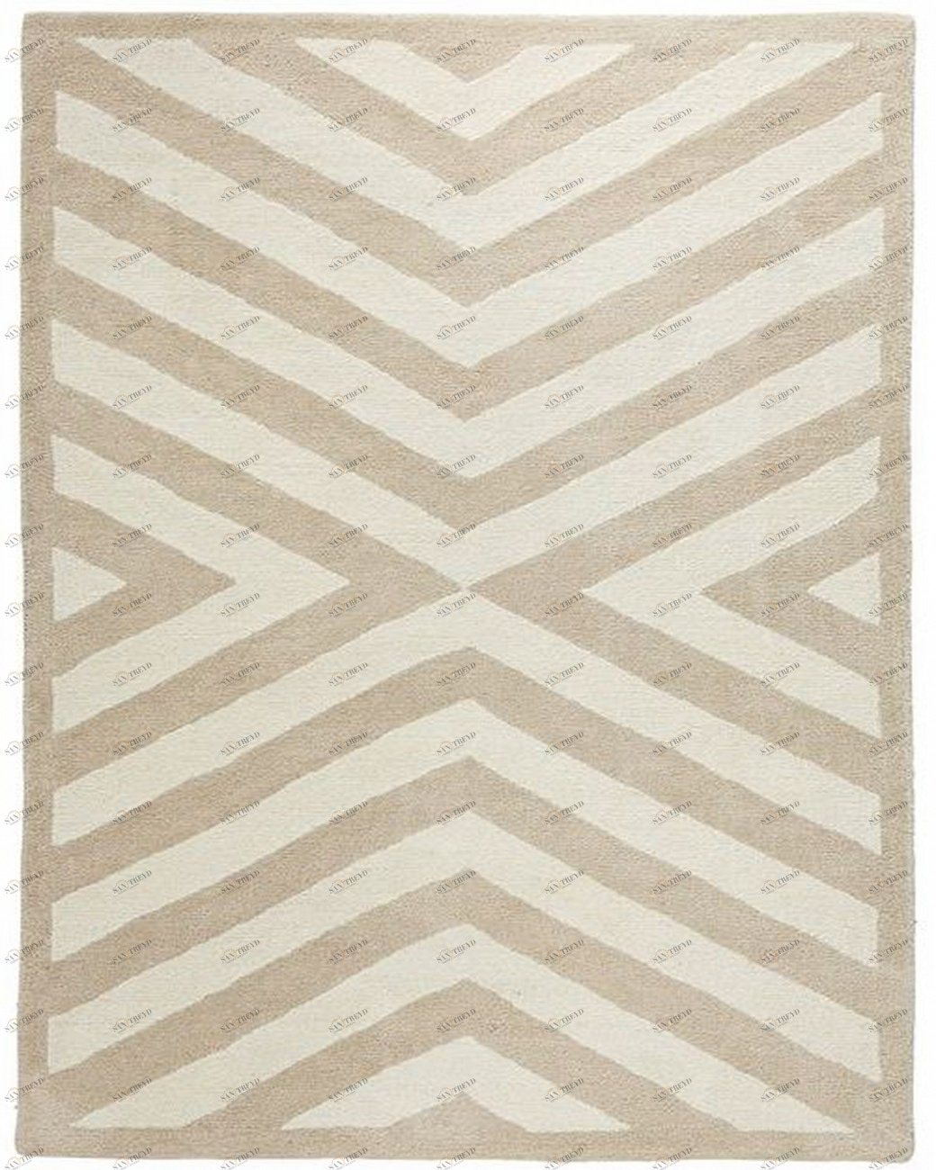 Ковер Crost Cream 320х400 DOLLY CAPRETS ДИЗАЙНЕРСКИЕ 119818 Кремовый;бежевый 