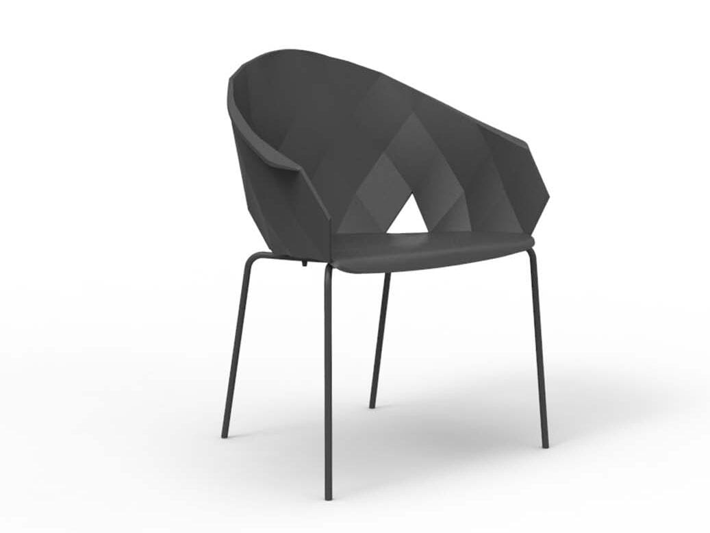 Пластиковый садовый стул Vondom Vases ARCH-00148437