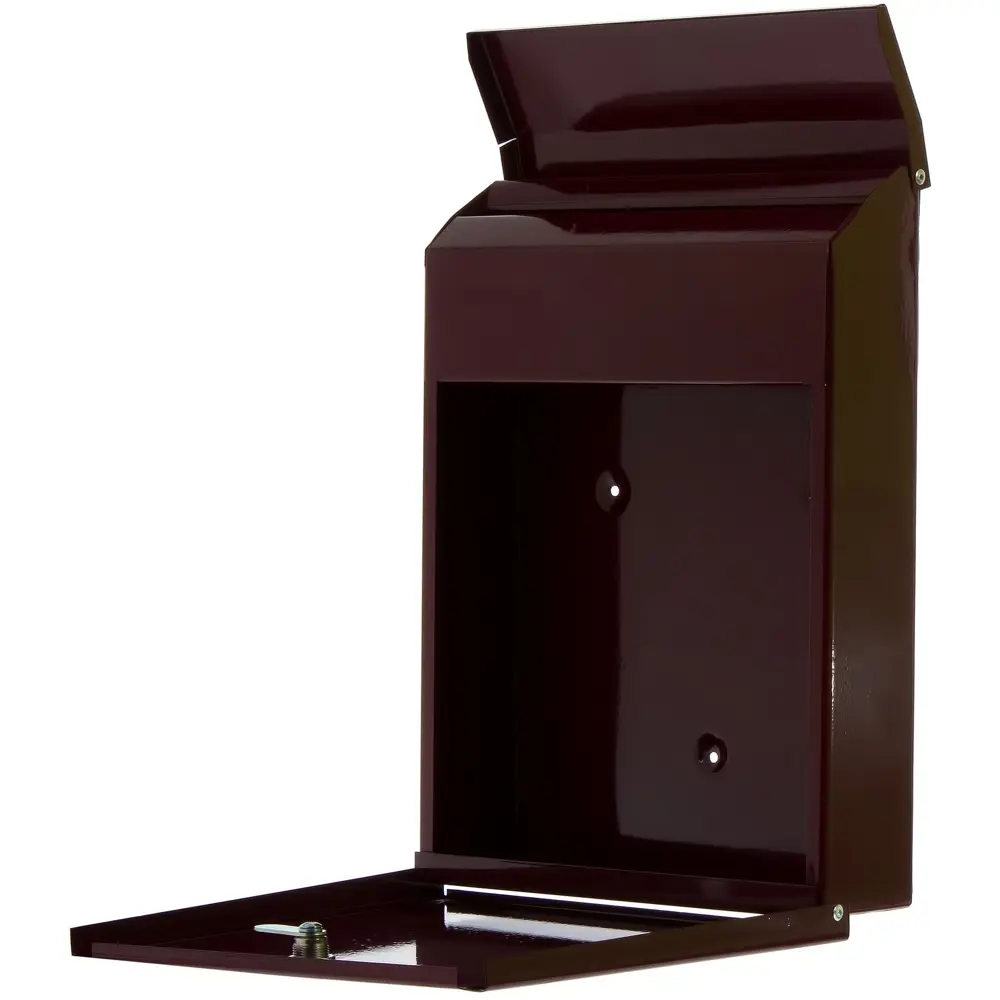 Ящик почтовый, сталь, цвет бордовый Santreyd STLM-2048118 - Вид №1