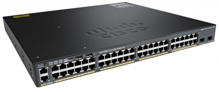 WS-C2960RX-48LPS-L Catalyst 2960-x 48 gige poe 370w, 4x1g sfp, lan base, russia Cisco Santreyd 