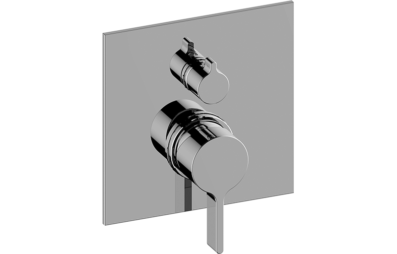 E-17071-T Встраиваемый смеситель для душа 3/4“ с переключателем на 3 выхода - Внешняя часть GRAFF Shower Components