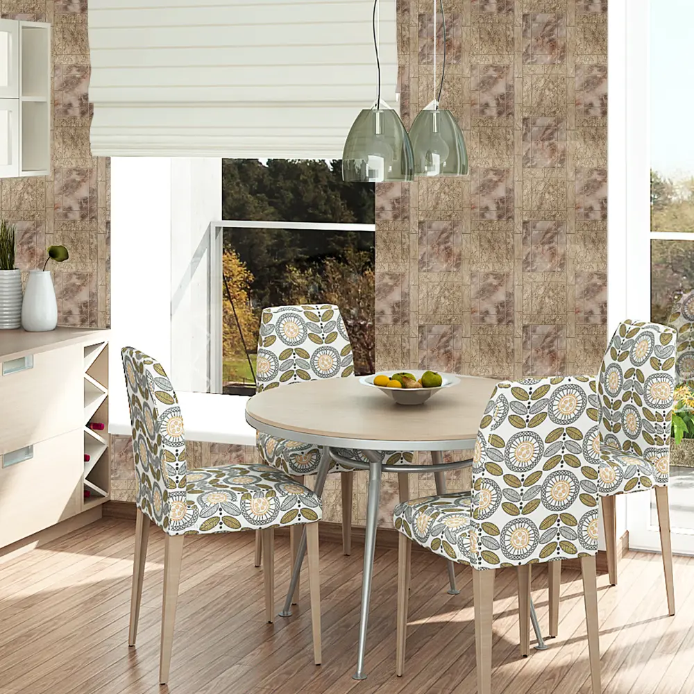 Обои бумажные Плитка бежевые 0.53 м 388-2 ВГ1 Santreyd STLM-2008668 - Вид №4