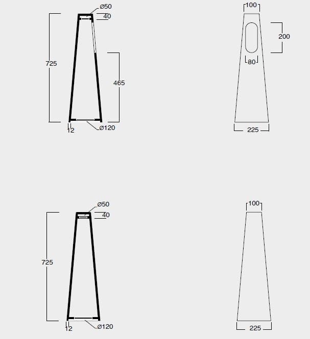 Колонка для умывальника Alice Ceramica Equilibrium ARCH-00099997 - Вид №2