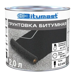 Праймер битумный Bitumast 2 л
