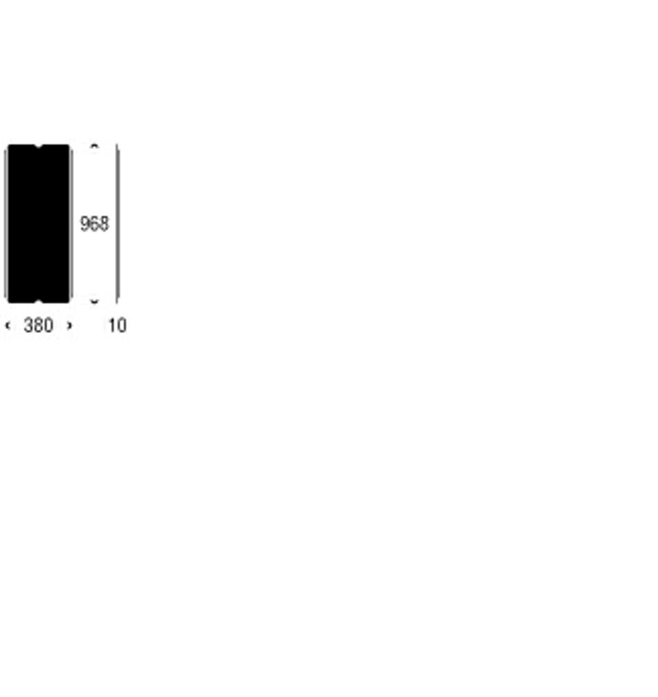 FROST Нижняя пластина 6005-1 » белая Алюминий Белый U6005-1-W  - Вид №3