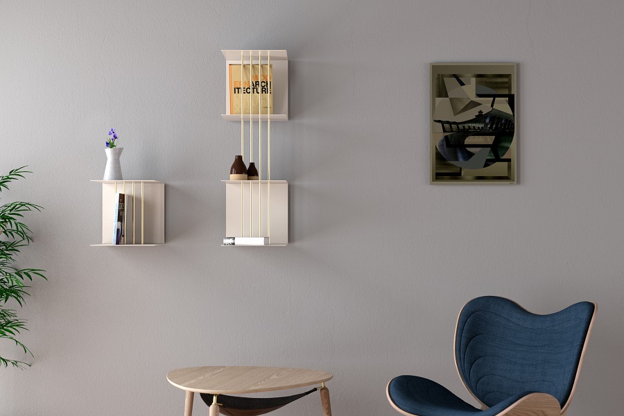 Полка с разделителем Teaser, зеленая UMAGE 5006 - Вид №1