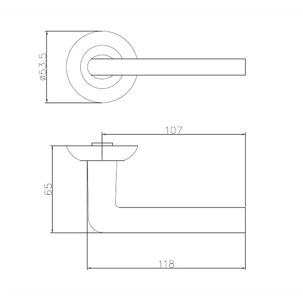 Дверная ручка EDSON 21-Z01 с эргономичным дизайном 84376137 STLM-0048833 - Вид №4