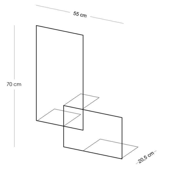 Железный настенный книжный шкаф Ripa Fil di Iron ARCH-00132157 - Вид №8