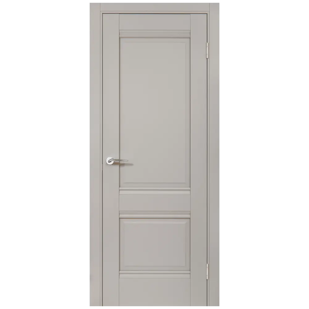 Комплект двери Классико-42 глухая 70x200 см Hardflex серый с добором 100 мм PORTIKA STLM-2194421