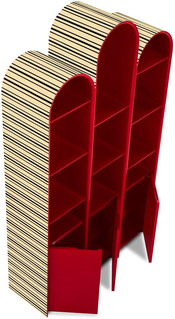 Scarlet Splendour Книжный шкаф отдельно стоящий модульный Vanilla noir sun-id-1358772 - Вид №5