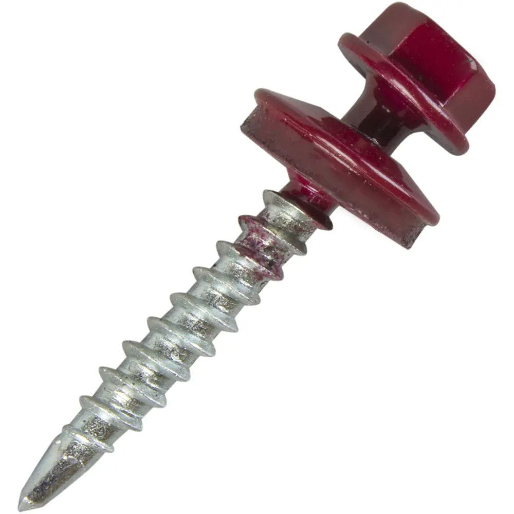 Саморезы металл-дерево 4.8x35 мм цвет красный, 50 шт Santreyd STLM-2063615