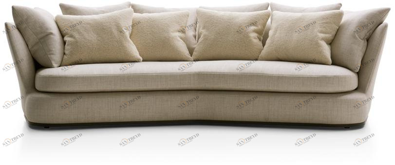 Maxalto 3-х местный тканевый диван Apollo sun-id-1478583