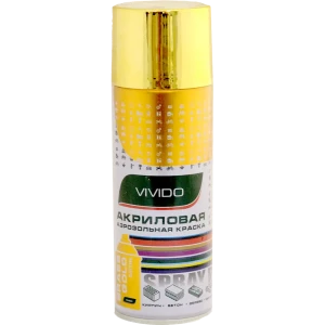 Аэрозоль Vivido Veslee цвет латунь металлик