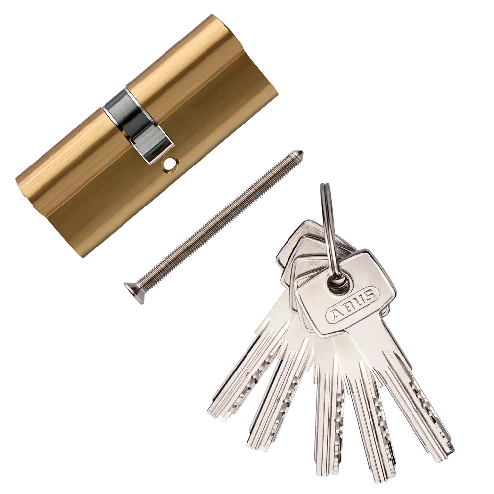 Цилиндр Abus 40х40 мм, ключ/ключ, цвет золото 82389967 STLM-2061255 D6 - Вид №1