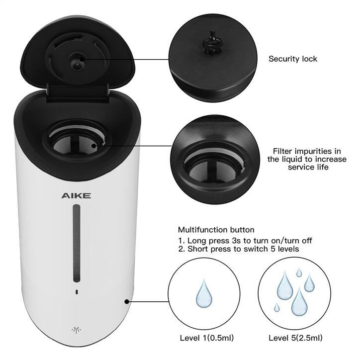 Умный дозатор мыла AIKE AK3160_358  - Вид №2