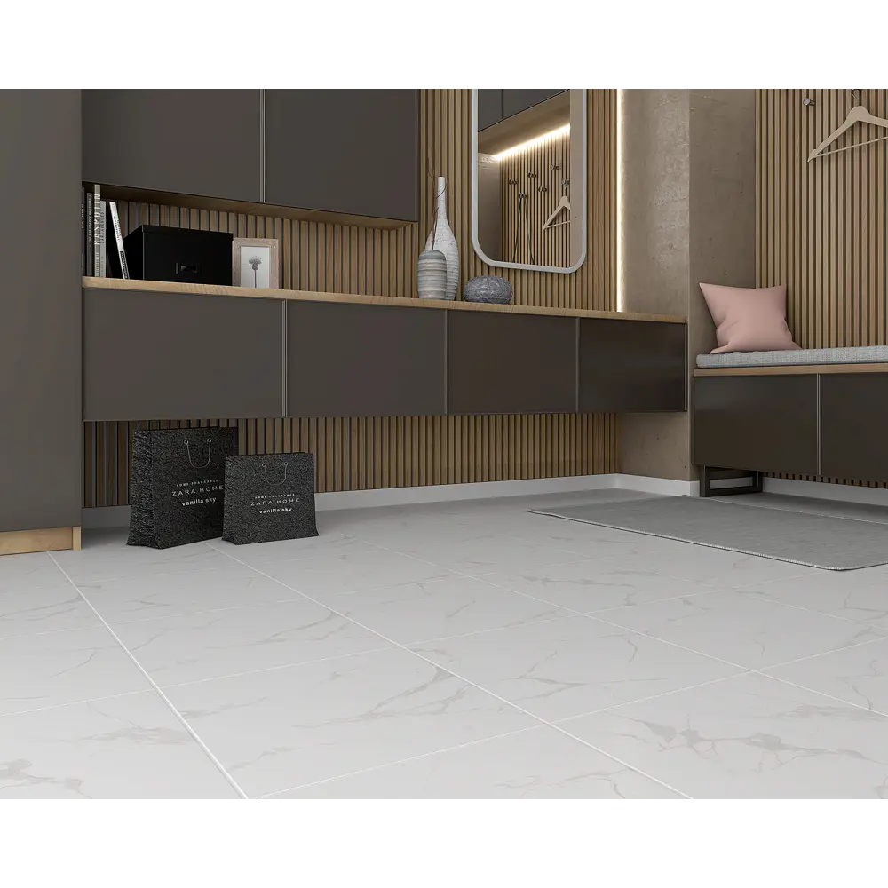 Керамогранит Statuario 40.2x40.2 см 1.62 м² цвет белый Santreyd STLM-2069565 - Вид №1