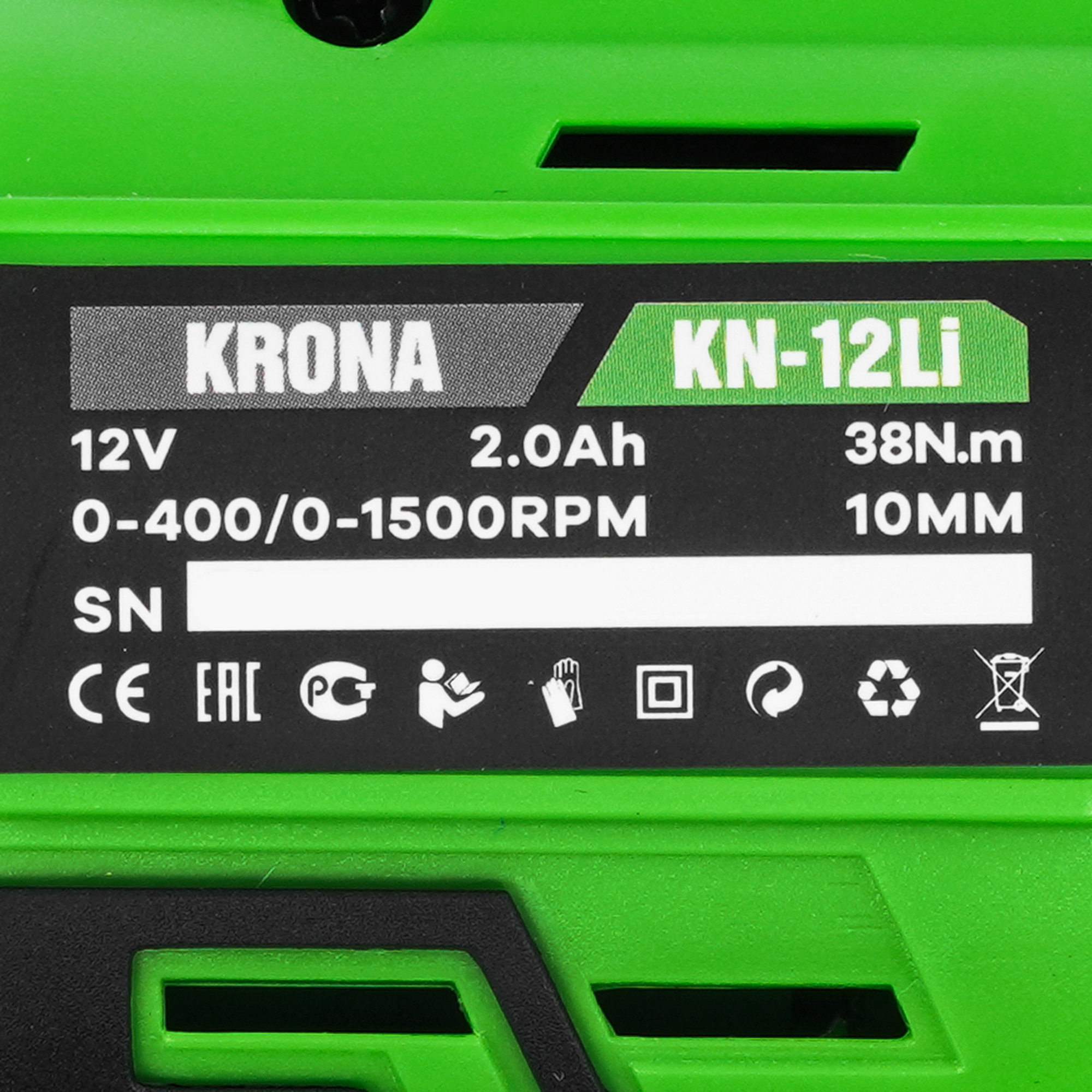 Дрель-шуруповерт KRONA KN-12LI 9236354 KRONA1 STDN-0006042 - Вид №3