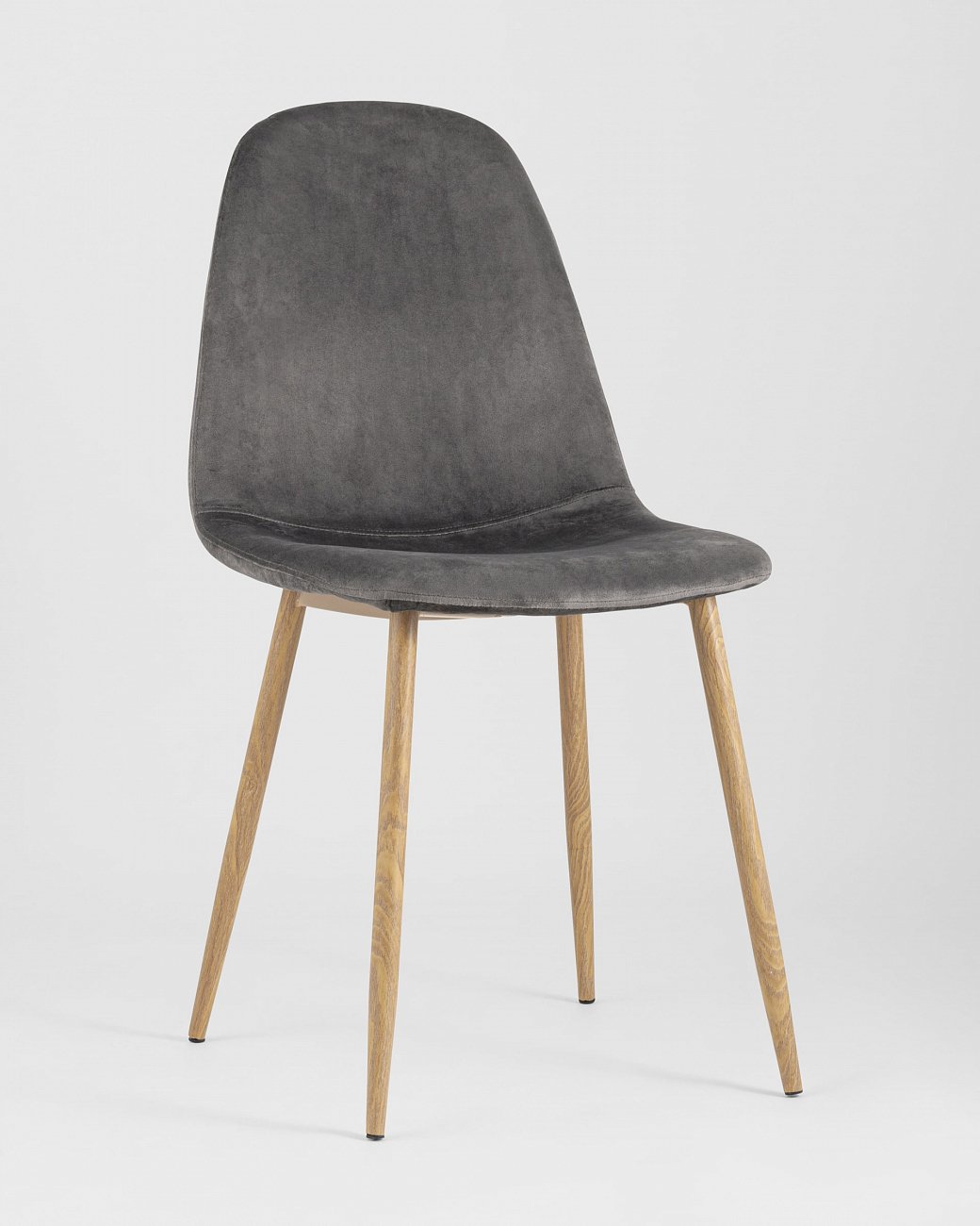 Стул со спинкой серый "Валенсия" STOOL GROUP ДИЗАЙНЕРСКИЕ, ИНТЕРЬЕРНЫЕ 00-3946284 Серый  - Вид №1