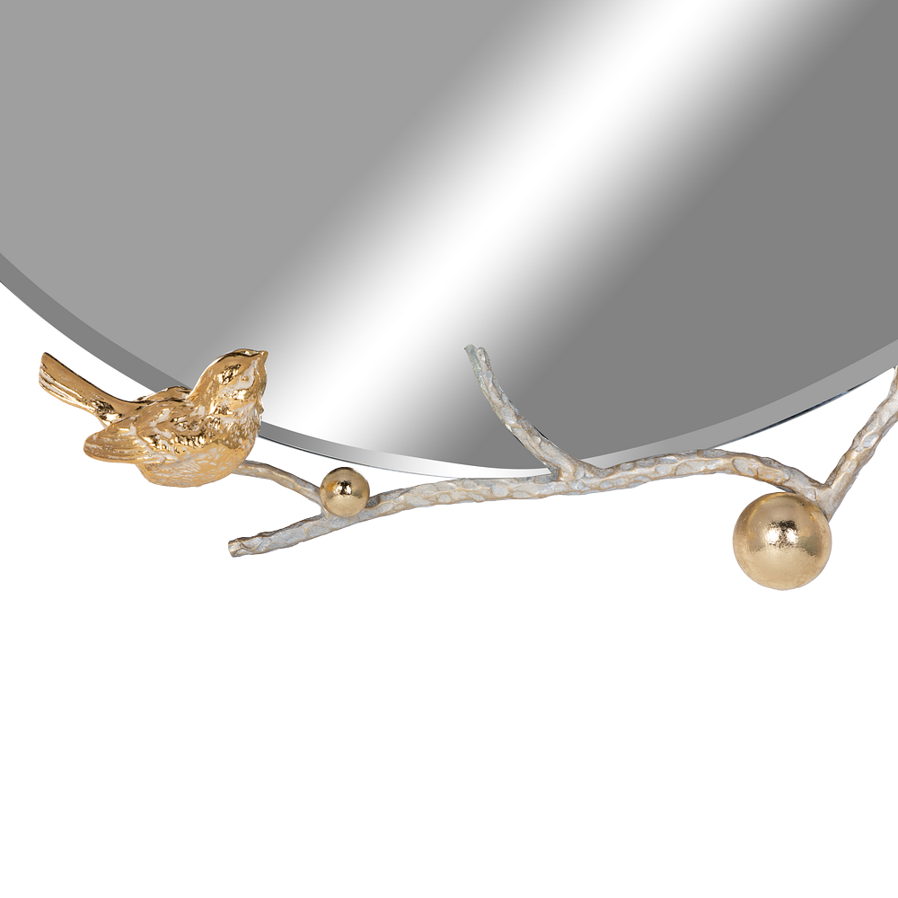 79037 Зеркало настенное Терра Бранч Айвори Мраморное золото BOGACHO 4627196596825 - Вид №2