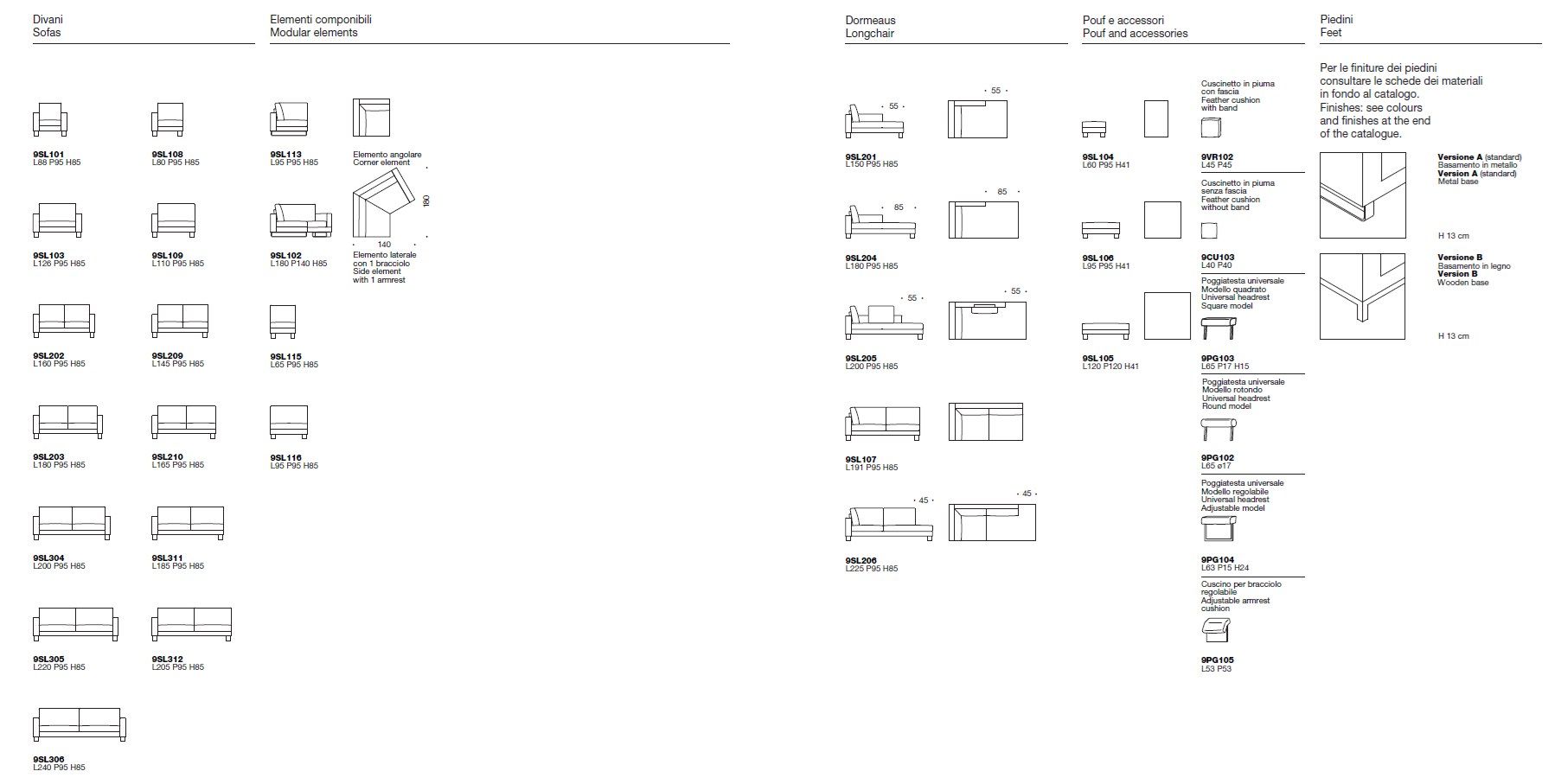Секционный диван из ткани Marelli SLIDE ARCH-00134429 - Вид №8