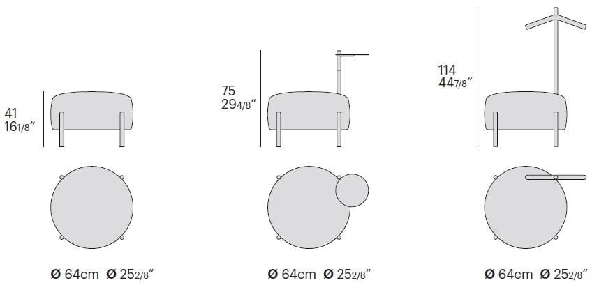 Ткань пуф / сервомут Bolzan флаг ARCH-00039374 - Вид №4