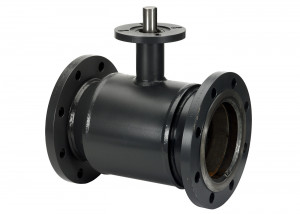 Danfoss JiP Premium FF фланцевый (фланцы на PN = 16 бар) с фланцем под ручной редукторный привод или электропривод JIP Premium FF Кран шар Ду100 Ру16 б/пр 065N0242