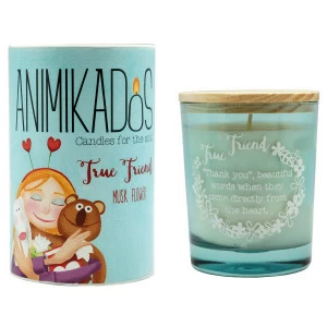 Свеча ароматическая цитрусовая True Friend Animikados AMBIENTAIR  00-3880954 Белый