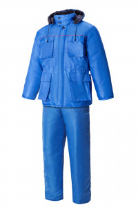 5033531 Костюм ЭКСПЕРТ-К НЬЮ утепленный ткань Оксфорд василек  Зимняя спецодежда  размер 52-54/170-176