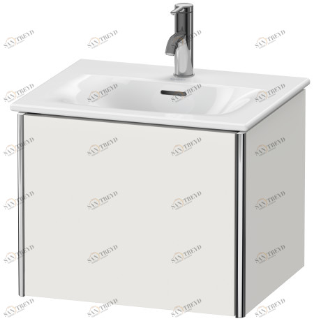 XS422103939 Тумбочка подвесная XSquare #XS4221 510 x 418 мм Скандинавский белый шелковисто-матовый лак Duravit