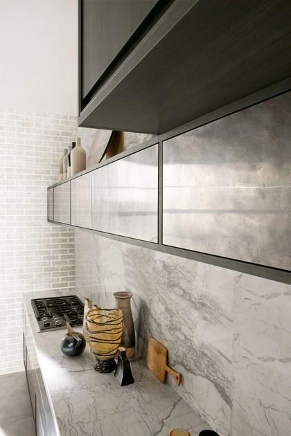 Aster Cucine Линейная кухня со встроенными ручками Timeline sun-id-1457261 - Вид №2