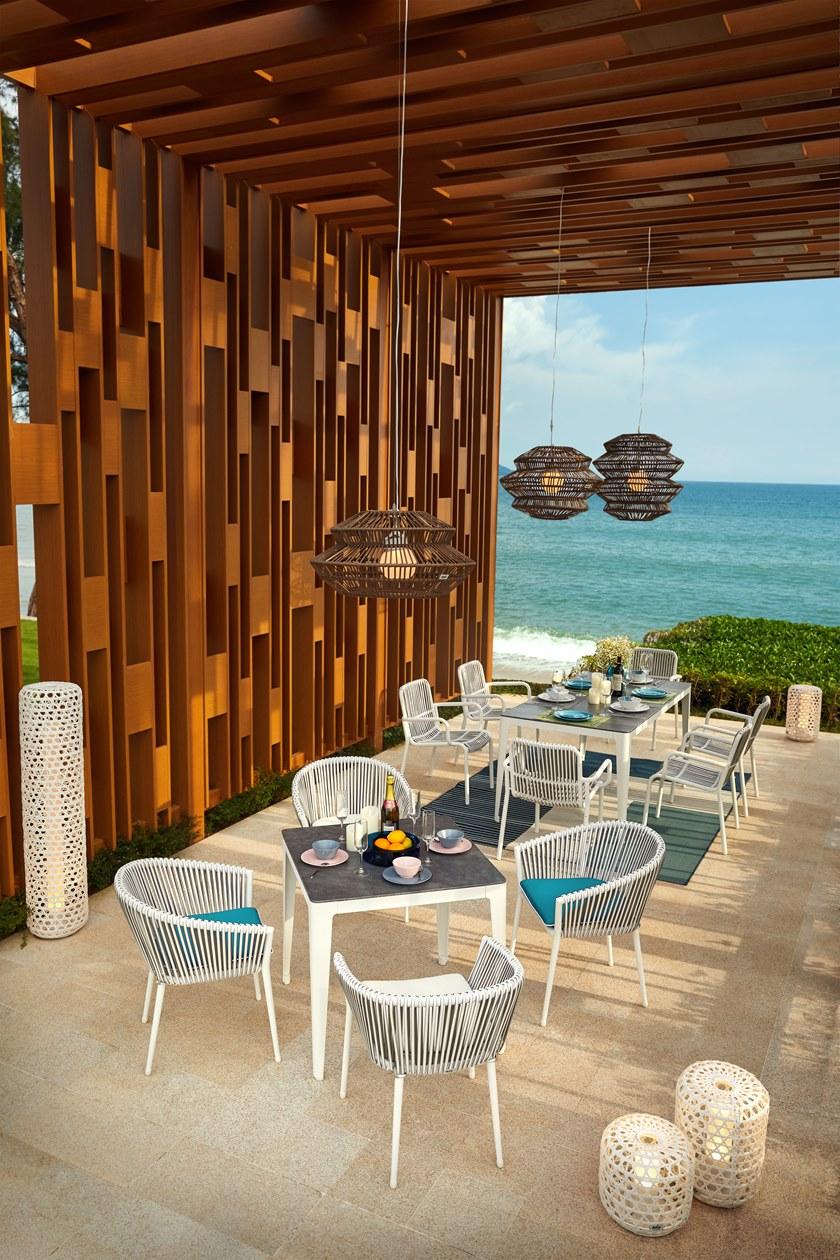 MOBIKA GARDEN Прямоугольный керамический садовый стол Petal sun-id-1380880 - Вид №1