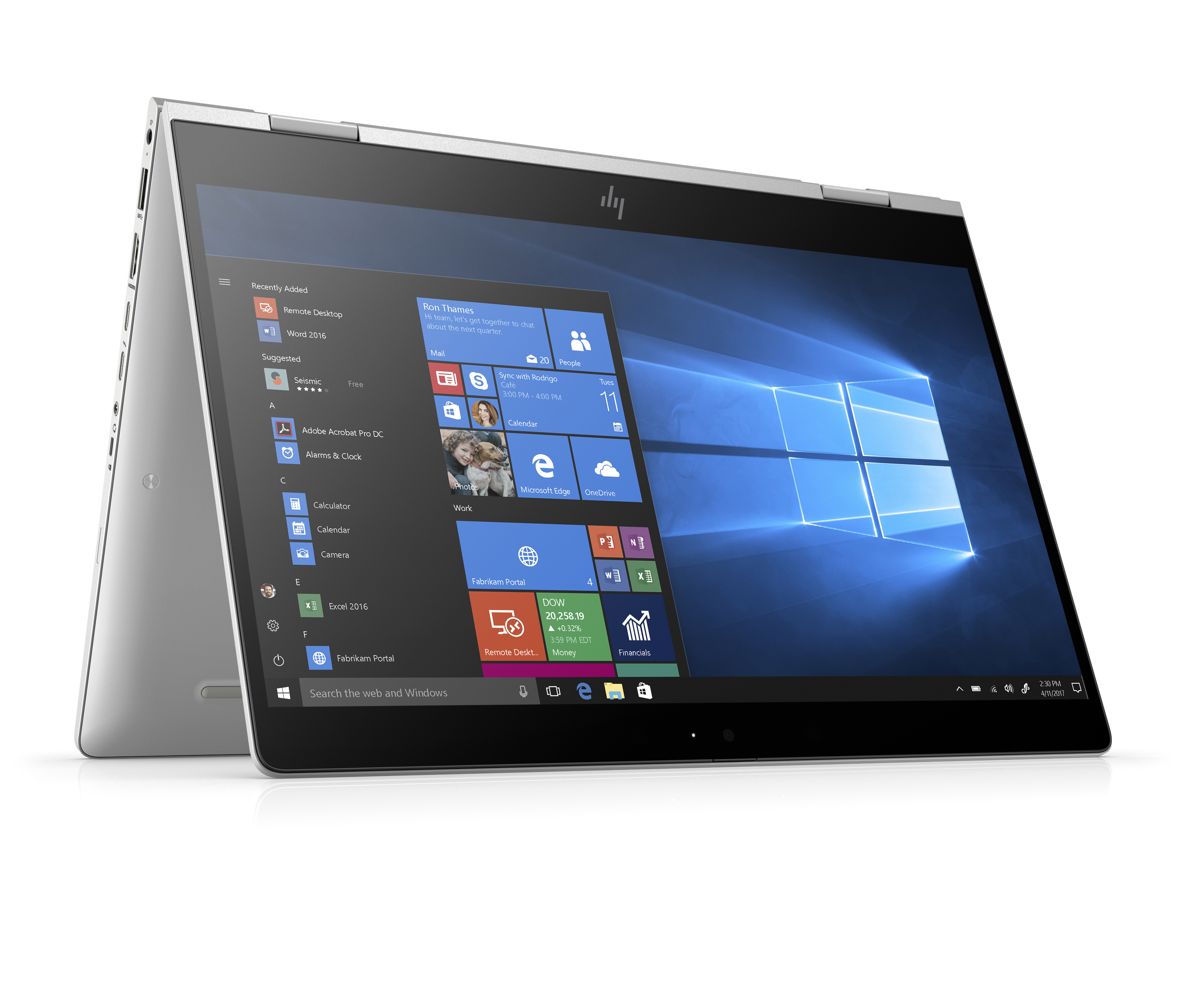 7KN45EA#ACB elitebook x360 830 g6 13.3"(1920x1080)/touch/intel core i7 8565u(1.8ghz)/8192mb/256ssdgb/nodvd/int:intel hd graphics 620/53whr/war 3y/1.35kg/silver/w10pro + 1000 nit sure view HP Santreyd  - Вид №5