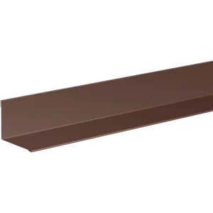 Планка для внутренних углов 50x50 мм 2 м 0.4 мм коричневый RAL 8017 83964111 STLM-2158138